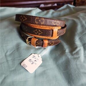 Louis Vuitton Brown Monogram crossbody strap Do come with clasp!